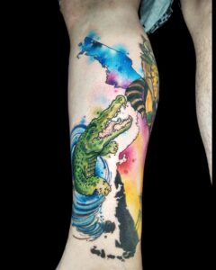Crocodilo tattoo