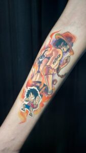 tatuagens de personagens: one piece